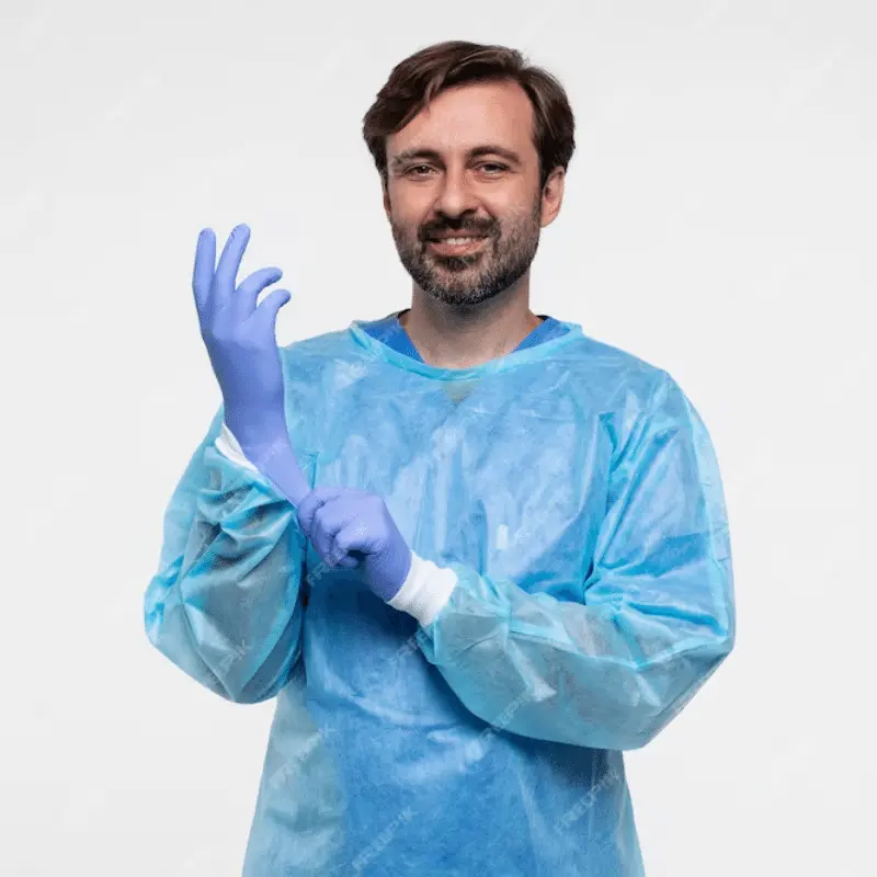 surgical gowns by dxb uniforms supplier in dubai, uae